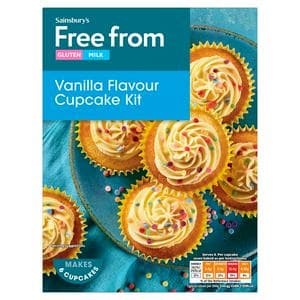 Sainsbury's Free From 285g Vanilla Flavour Cupcake Baking Kit