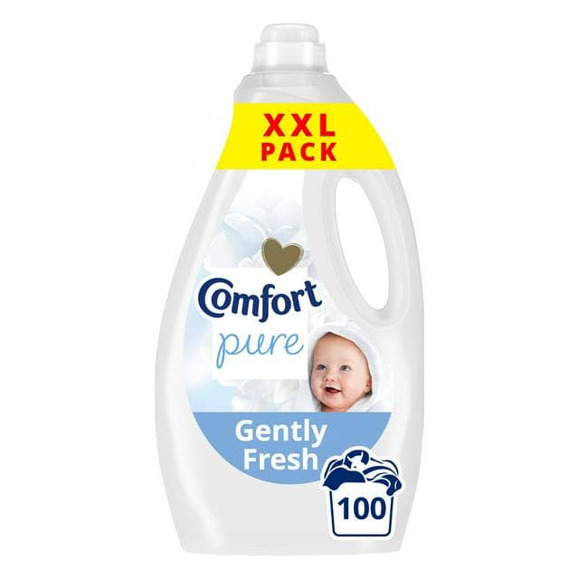 Comfort 100 Washes Pure Gently Fresh Fabric Conditioner 3L - gallery image 1