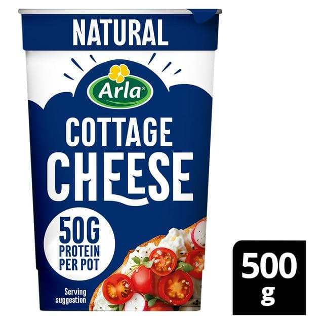 Arla 500g Natural Cottage Cheese - gallery image 1