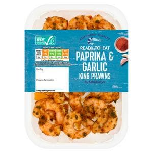 Sainsbury's 150g Paprika & Garlic King Prawns