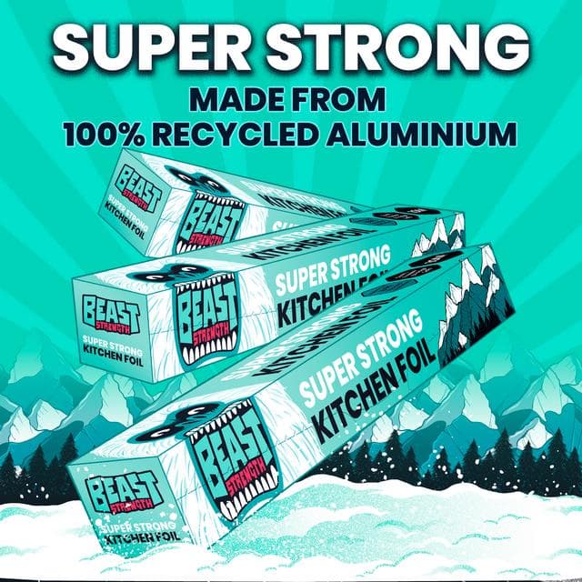 Beast 10m Strength Super Strong Kitchen Foil - gallery image 2