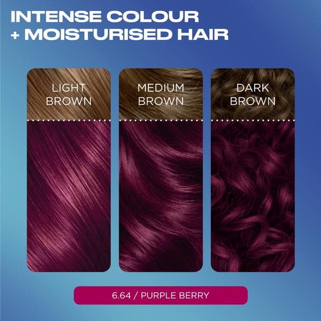 Clairol Nice'N Easy Bold 6.64 Purple Berry Permanent Hair Dye - gallery image 3
