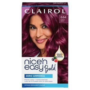Clairol Nice'N Easy Bold 6.64 Purple Berry Permanent Hair Dye