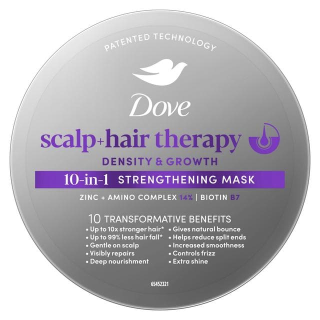 Dove 270ml Scalp + Hair Therapy Density & Growth Mask - gallery image 3