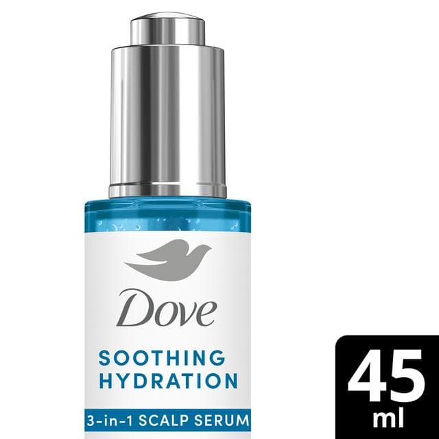 Dove 45ml Scalp + Hair Therapy Soothing Hydration 3 in 1 Scalp Serum - gallery image 1