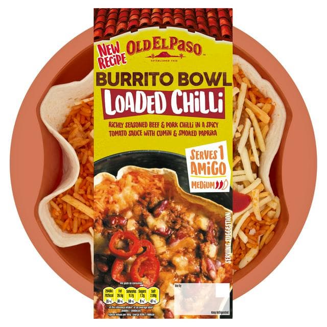 Old El Paso 375g the Meal Chilli Beef Burrito Bowl - gallery image 1