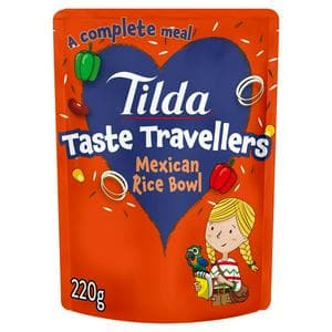 Tilda 220g 3+ Years Kids Taste Travellers Mexican Rice Bowl Meal Pouch