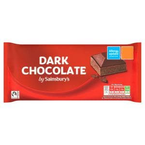 Sainsbury's Dark Chocolate 180g