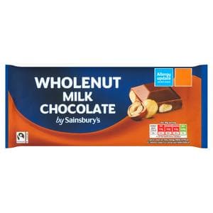 Sainsbury's Wholenut Milk Chocolate 180g