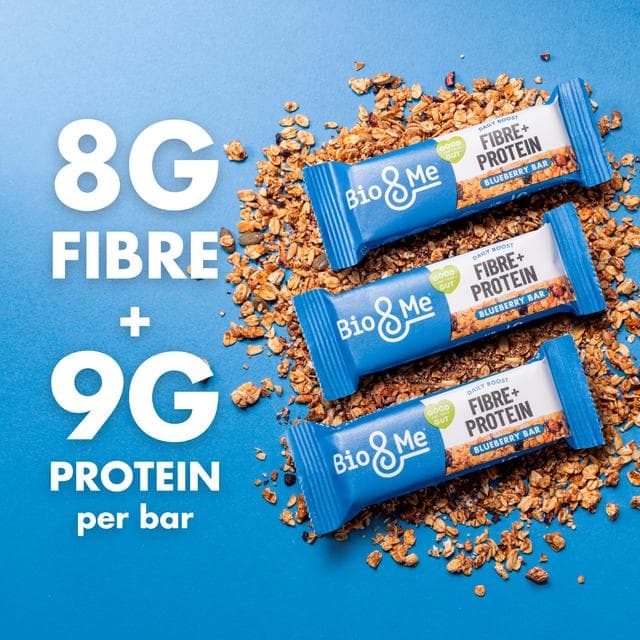 Bio&Me Daily Boost 3 x 40g Fibre + Protein Blueberry Flapjacks Bars - gallery image 2