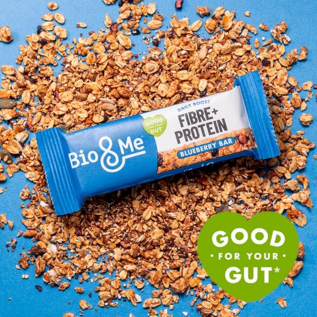 Bio&Me Daily Boost 3 x 40g Fibre + Protein Blueberry Flapjacks Bars - gallery image 4
