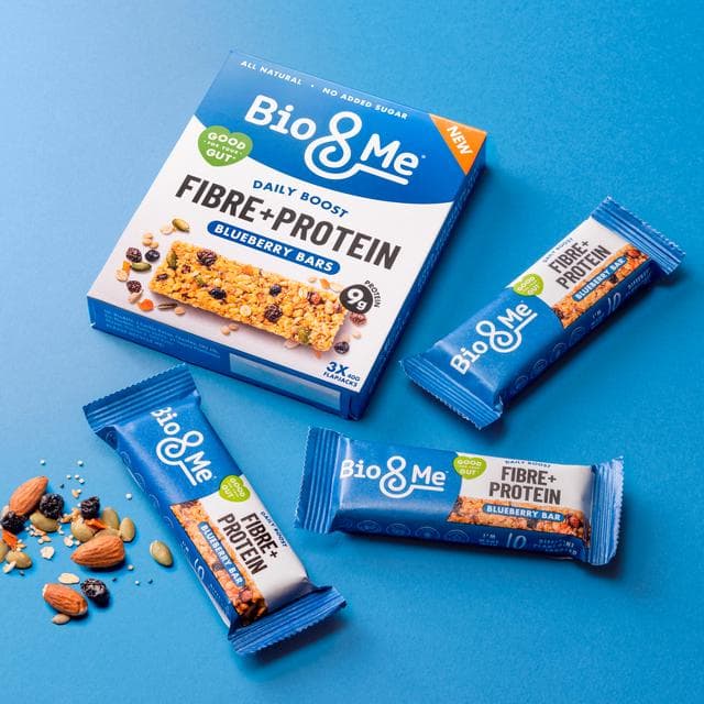 Bio&Me Daily Boost 3 x 40g Fibre + Protein Blueberry Flapjacks Bars - gallery image 6