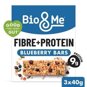 Bio&Me Daily Boost 3 x 40g Fibre + Protein Blueberry Flapjacks Bars
