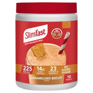 Slimfast 365g Caramelised Biscuit Flavour Tasty Balanced Meal Powder