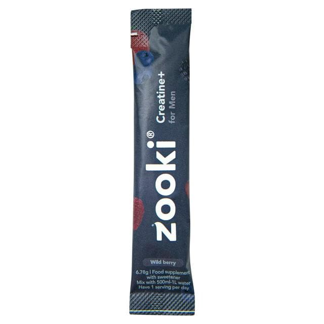 Zooki Creatine+ 6.78g for Men Wild Berry Powder Sachet - gallery image 1