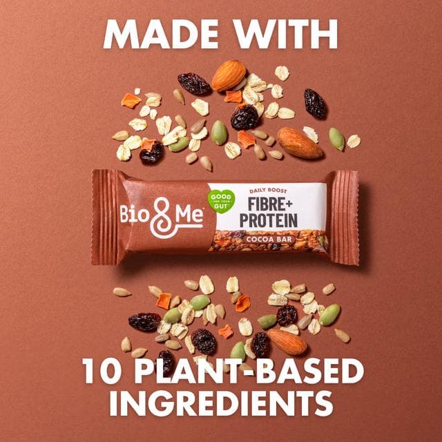 Bio&Me Daily Boost 3 x 40g Fibre+Protein Cocoa Flapjack Bars - gallery image 5