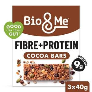 Bio&Me Daily Boost 3 x 40g Fibre+Protein Cocoa Flapjack Bars