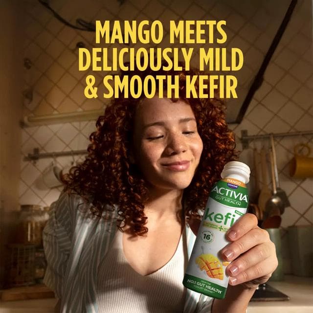 Activia 280g Kefir Mango Gut Health Fruit Yoghurt Drink - gallery image 4