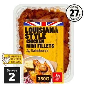 Sainsbury's 350g Louisiana Style Chicken Mini Fillets