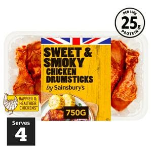 Sainsbury's 750g Sweet & Smoky BBQ Drumstick