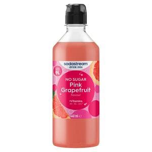 Sodastream Classics 440ml Pink Grapefruit Flavour Sparkling Drink Mix