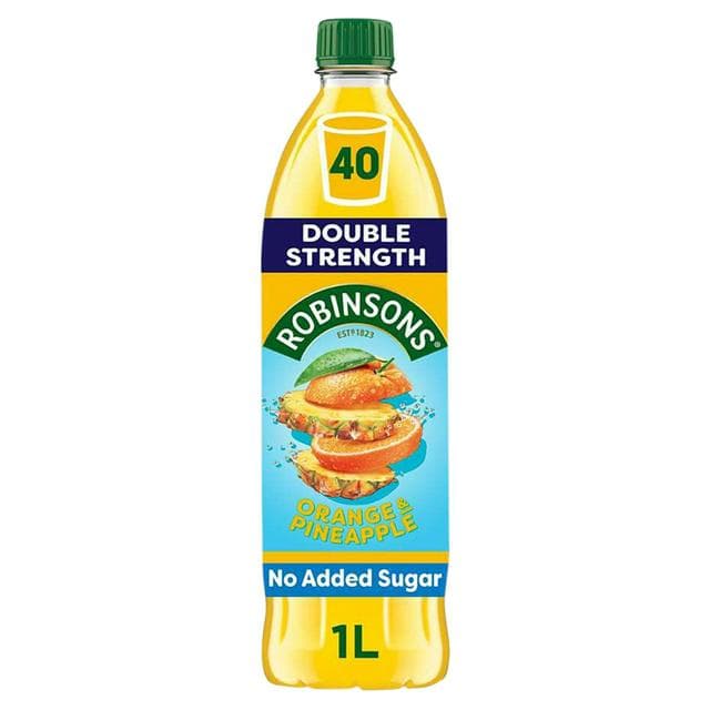 Robinsons 1L Double Strength Orange & Pineapple Squash - gallery image 1