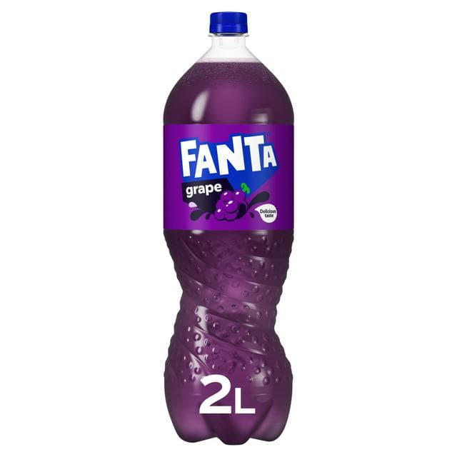 Fanta 2L Grape Soft Drink Bottle - gallery image 1