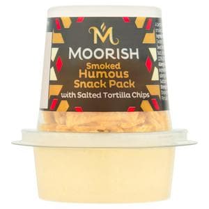 Moorish 77g Salted Tortilla Chips Smoked Humous Snack Pack