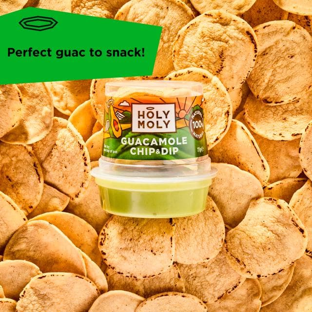 Holy Moly 76g Guacamole Chip & Dip - gallery image 2