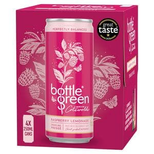 Bottlegreen 4 x 250ml Raspberry Lemonade Sparkling Presse