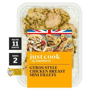 Sainsbury’s Just Cook 320g Gyros style Chicken breast mini fillets