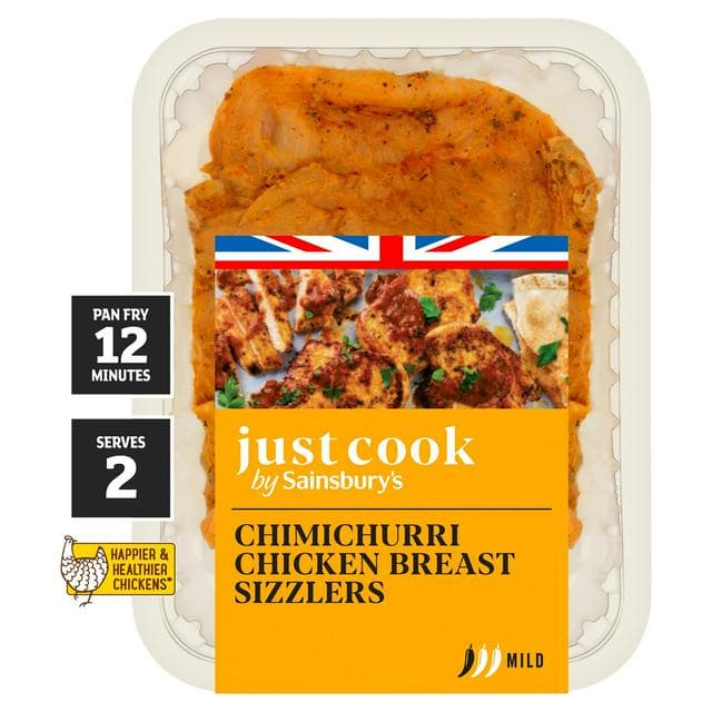 Sainsbury’s Just Cook 350g Chimichurri Chicken breast sizzlers - gallery image 1