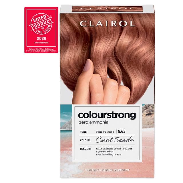 Clairol Colour Strong 8.63 Sunset Rose Permanent Hair Dye - gallery image 2