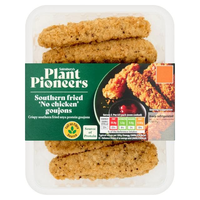 Plant Pioneers 190g Southern Fried No Chicken Goujons - gallery image 1