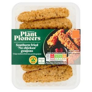 Plant Pioneers 190g Southern Fried No Chicken Goujons