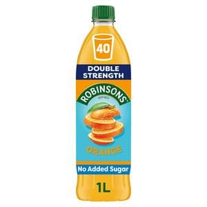 Robinsons 1L Double Strength Orange No Added Sugar Squash