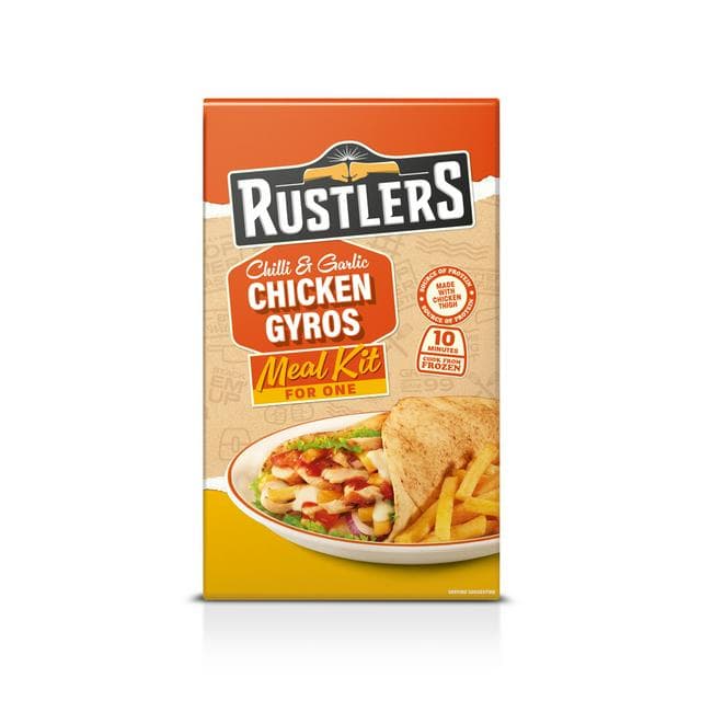 Rustlers 297g Chilli & Garlic Chicken Gyros & Chips - gallery image 1