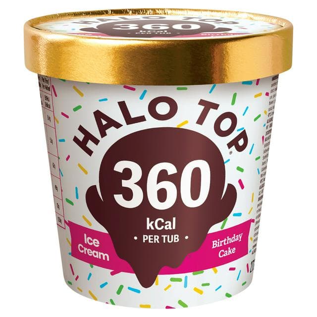 Halo Top 272g Ice Cream Birthday Cake - gallery image 1