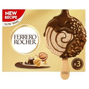 Ferrero Rocher 3 x 90ml Ice Cream Sticks