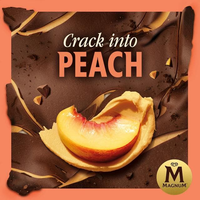 Magnum Signature 3 x 90ml Peach Ice Cream Sticks - gallery image 3