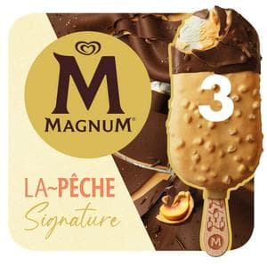 Magnum Signature 3 x 90ml Peach Ice Cream Sticks