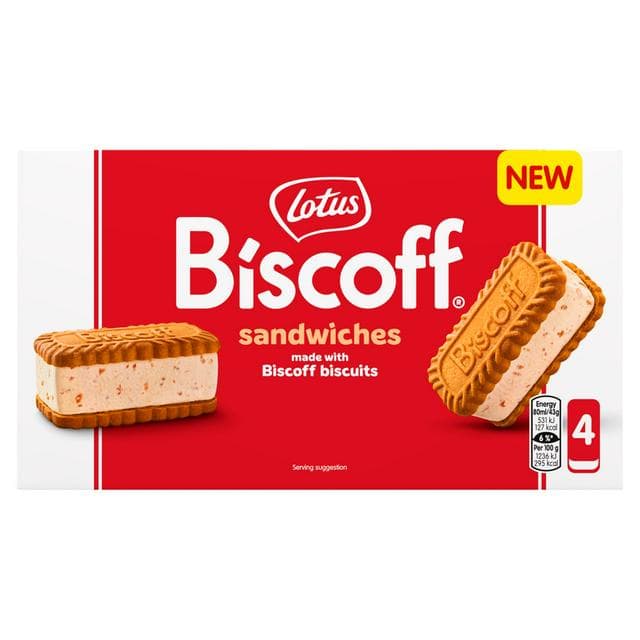 Lotus 320ml Biscoff Ice Cream Sandwiches - gallery image 1