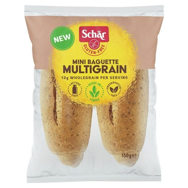 Schär 150g Mini Multigrain Baguette Gluten Free Bread - gallery image 1