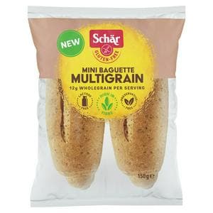 Schär 150g Mini Multigrain Baguette Gluten Free Bread