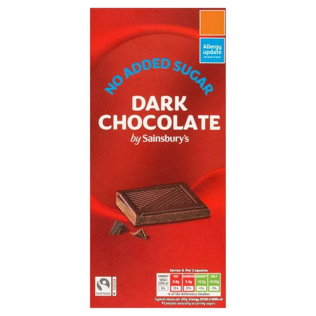 Sainsbury's 100g Dark Chocolate Bar - gallery image 1
