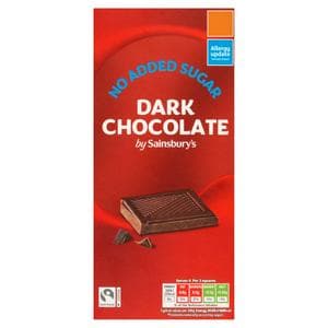 Sainsbury's 100g Dark Chocolate Bar