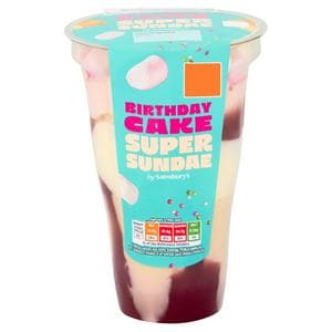 Sainsbury's 200g Loaded Birthday Cake Super Sundae