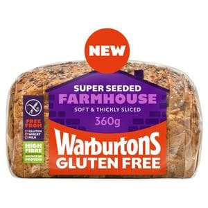 Warburtons 360g Super Seeded Farmhouse Bread
