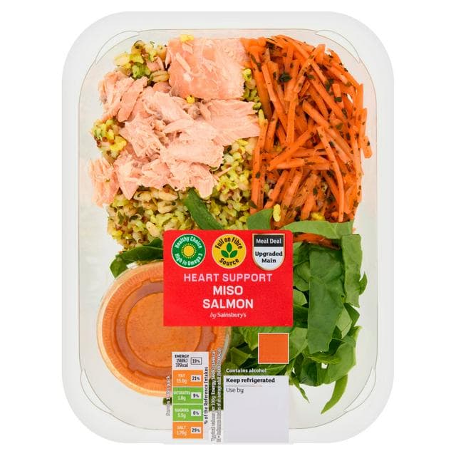 Sainsbury's 280g Miso Hot Smoked Salmon Salad - gallery image 1