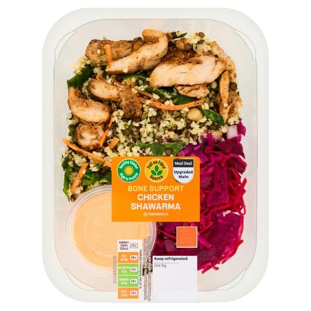 Sainsbury's 280g Chicken Shawarma Salad - gallery image 1